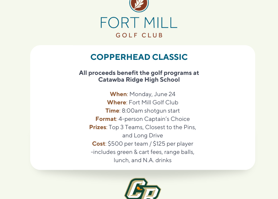 Copperhead Classic Fundraiser Tournament